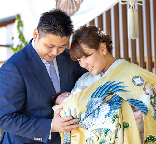 成長記録・お宮参り